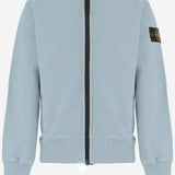 FELPA IN COTONE CON CAPPUCCIO E PATCH LOGO 6100006 S0A20V004A STONE ISLAND KIDS 
