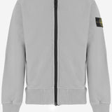 FELPA IN COTONE CON CAPPUCCIO E PATCH LOGO 6100006 S0A20V0064 STONE ISLAND KIDS 
