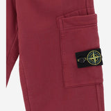 PANTALONI IN COTONE CON LOGO 6200002 S0A20V0014 STONE ISLAND KIDS 