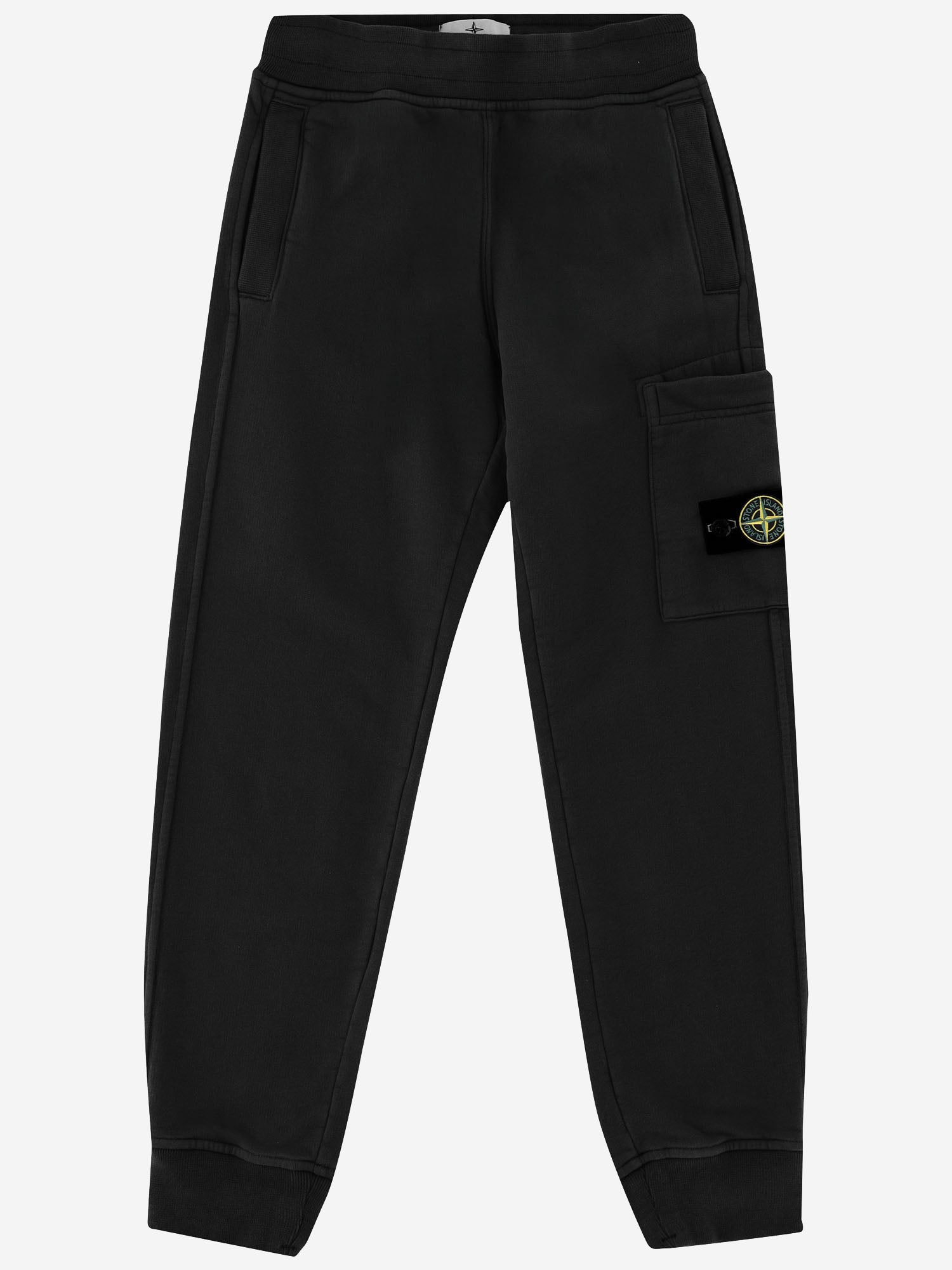 PANTALONI IN COTONE CON LOGO 6200002 S0A20V0029 STONE ISLAND KIDS 
