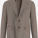 GIACCA IN LANA CON MOTIVO CHECK 1SNY13B 440094ET962 TAGLIATORE 