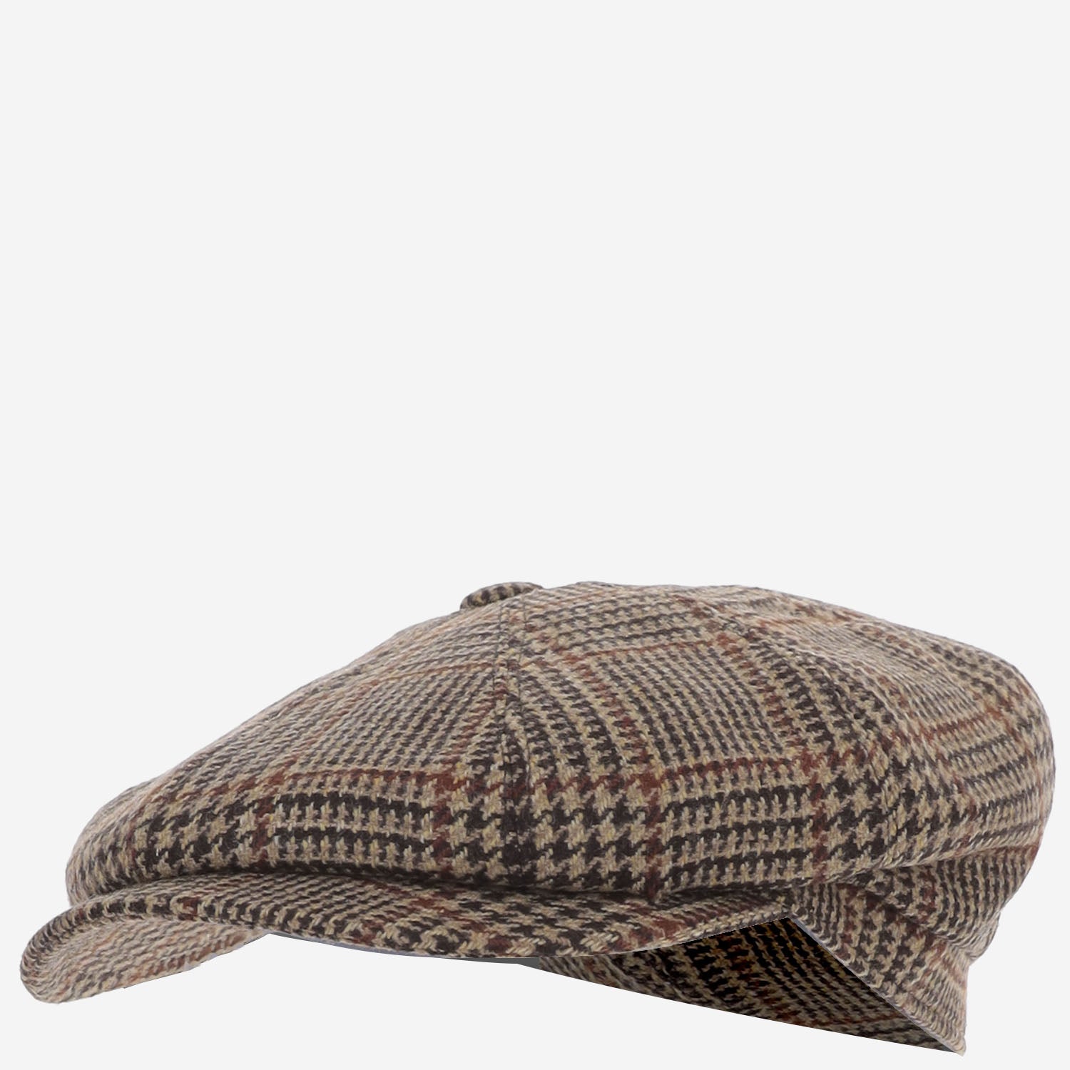 CAPPELLO IN MISTO LANA A QUADRI BUDDY 440073M1364 TAGLIATORE 