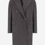 CAPPOTTO DOPPIOPETTO IN LANA CON REVERS A LANCIA CLD10B 010103S3402 TAGLIATORE 