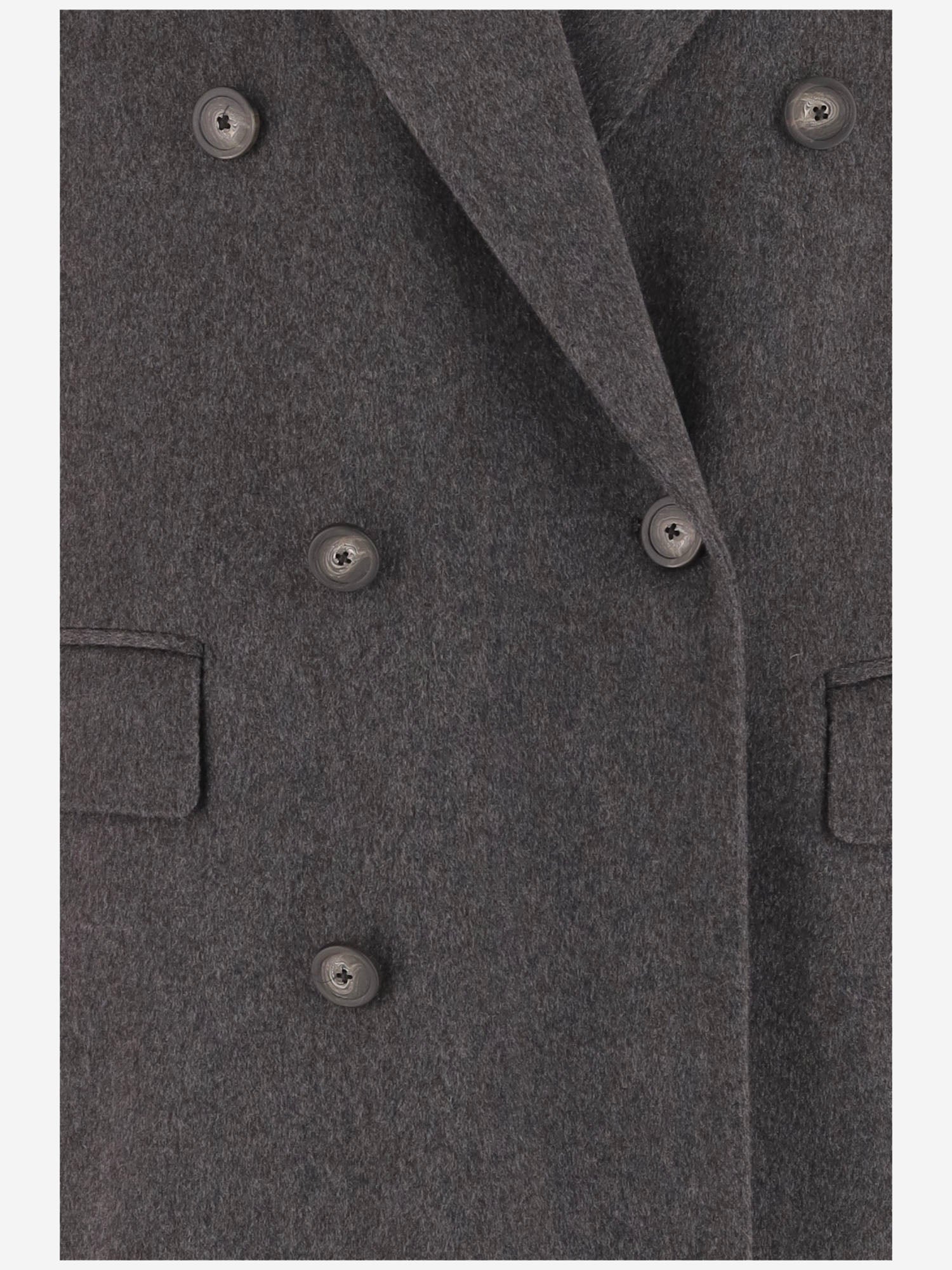 CAPPOTTO DOPPIOPETTO IN LANA CON REVERS A LANCIA CLD10B 010103S3402 TAGLIATORE 