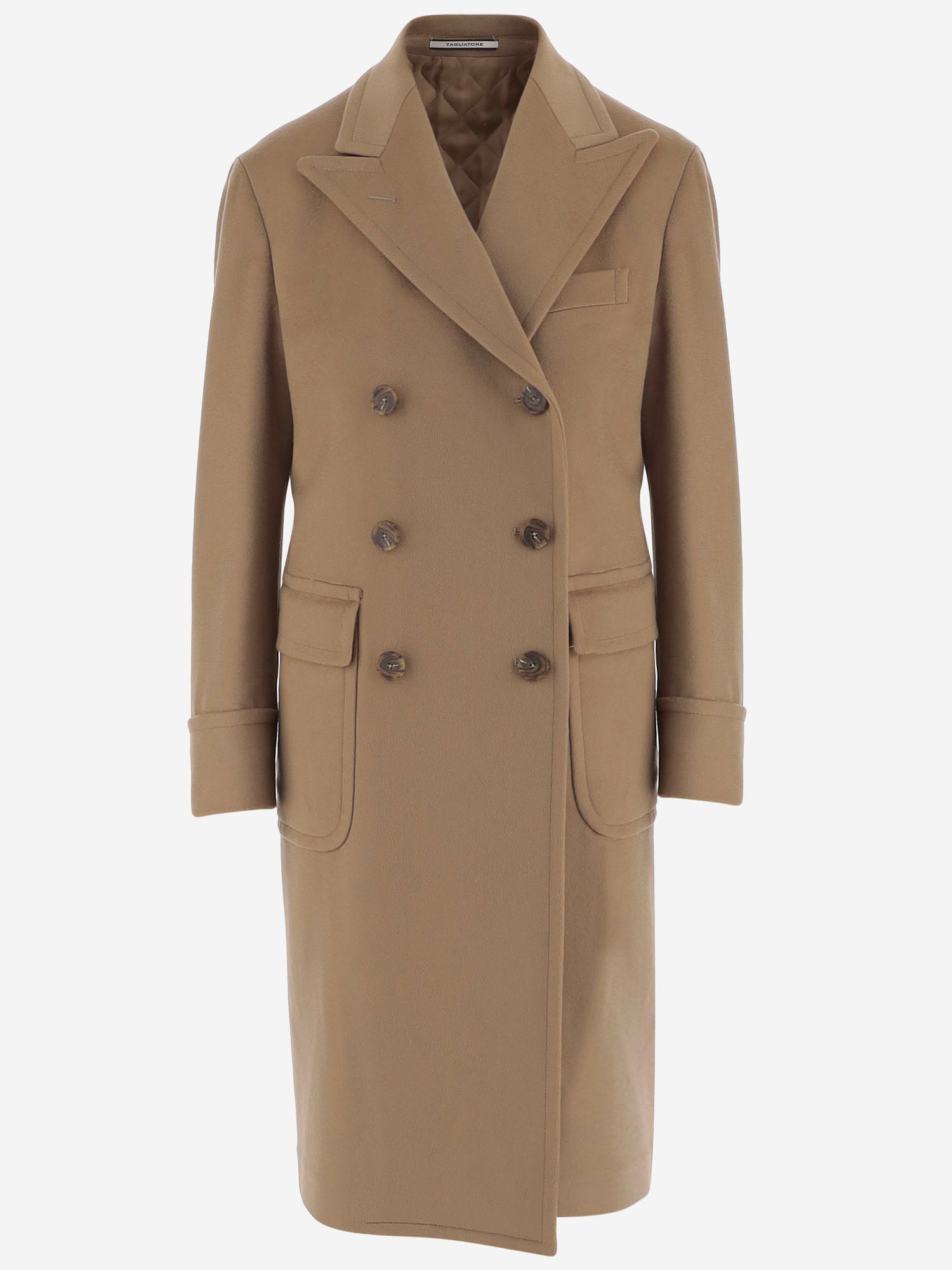 CAPPOTTO DOPPIOPETTO IN LANA CON REVERS A LANCIA CRUBYE A50017A1387 TAGLIATORE 