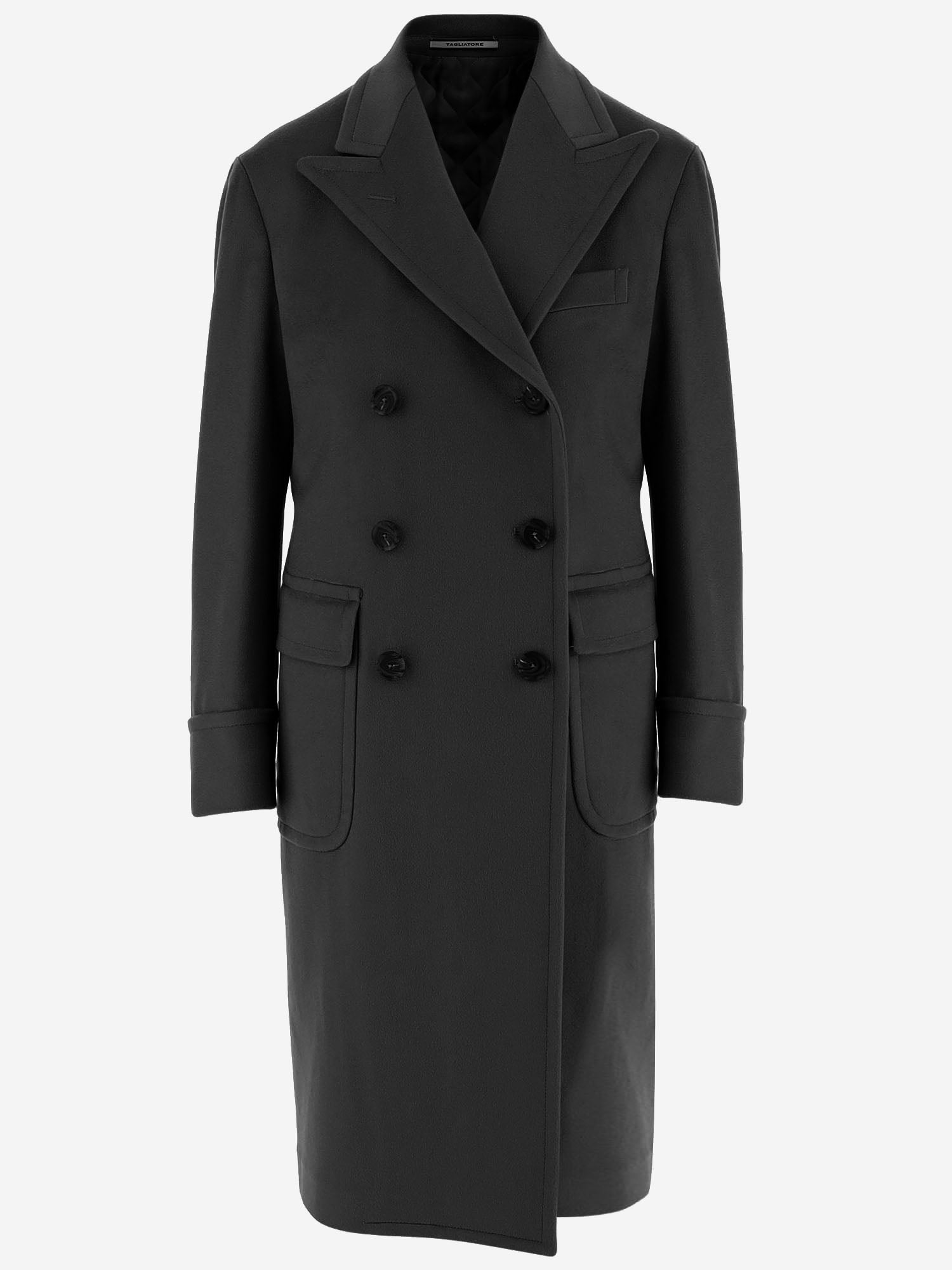 CAPPOTTO DOPPIOPETTO IN LANA CON REVERS A LANCIA CRUBYE A50017N1166 TAGLIATORE 