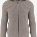 MAGLIONE IN LANA DUNDRET PWI26-02TAUPE TAGLIATORE 