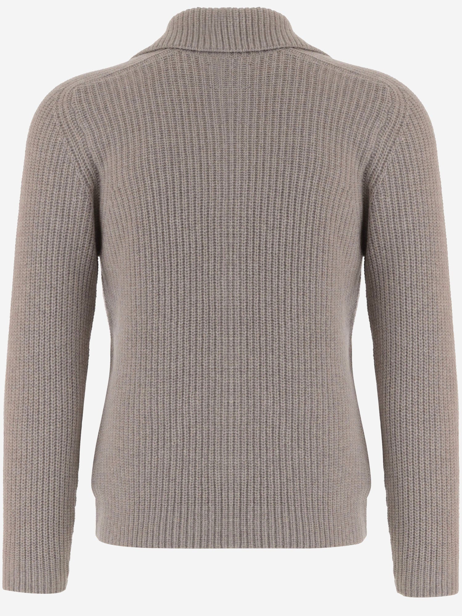 MAGLIONE IN LANA DUNDRET PWI26-02TAUPE TAGLIATORE 