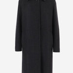 CAPPOTTO IN LANA A QUADRI JANE 440093EN830 TAGLIATORE 
