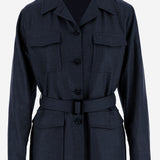 GIACCA IN LANA E CASHMERE CON CINTURA JLAUREN 010021B1219 TAGLIATORE 