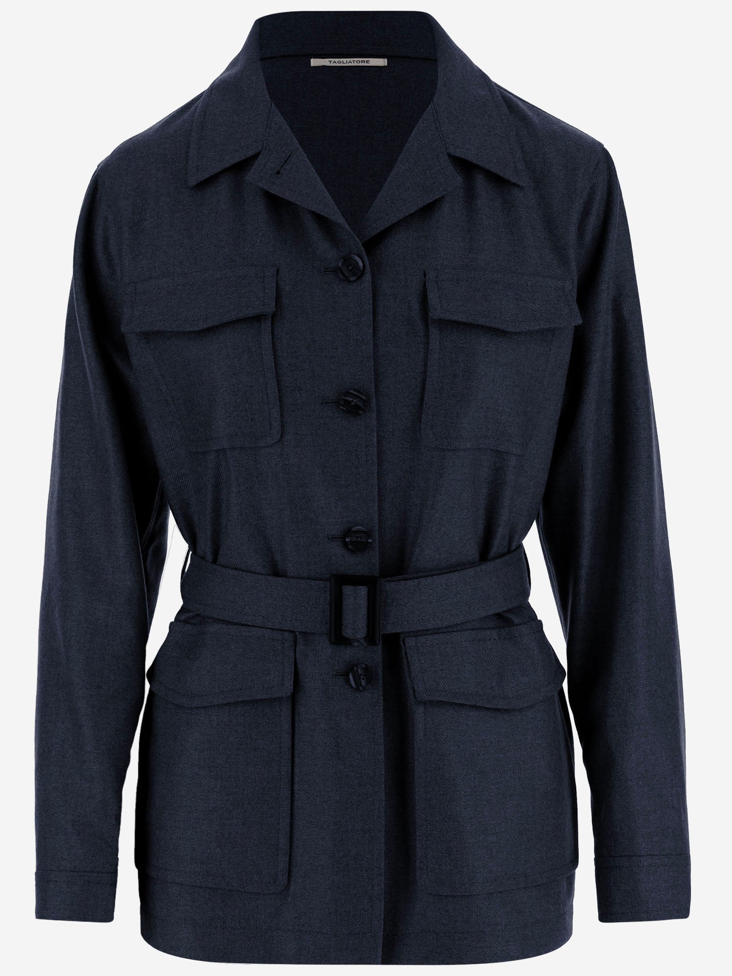 GIACCA IN LANA E CASHMERE CON CINTURA JLAUREN 010021B1219 TAGLIATORE 