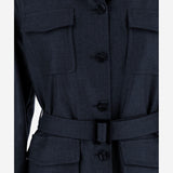 GIACCA IN LANA E CASHMERE CON CINTURA JLAUREN 010021B1219 TAGLIATORE 