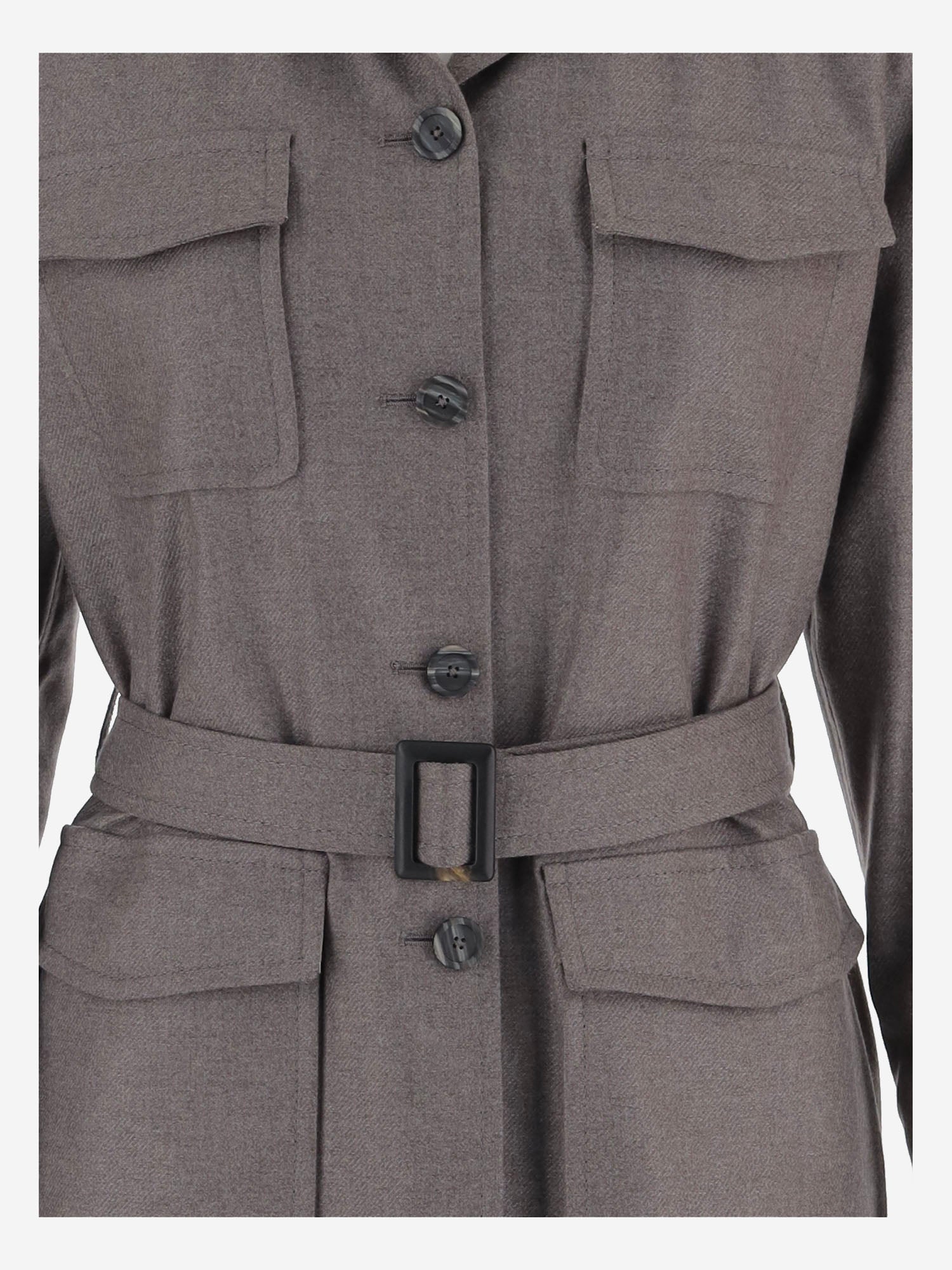 GIACCA IN LANA E CASHMERE CON CINTURA JLAUREN 010021G1085 TAGLIATORE 