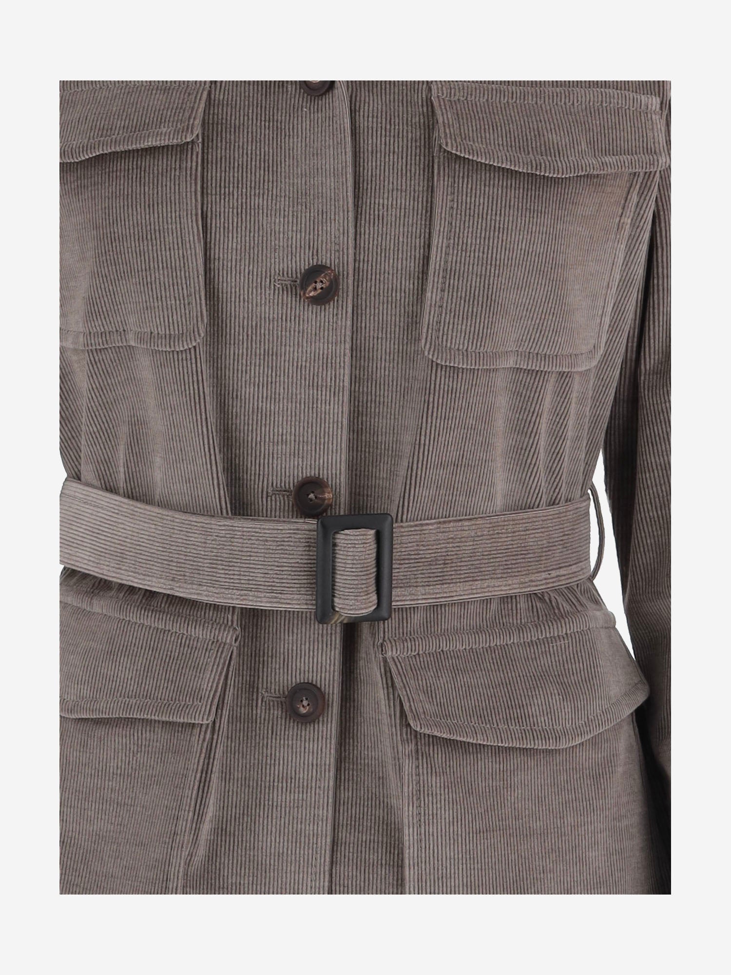 GIACCA IN COTONE E CASHMERE CON CINTURA JLAUREN 020002F1131 TAGLIATORE 
