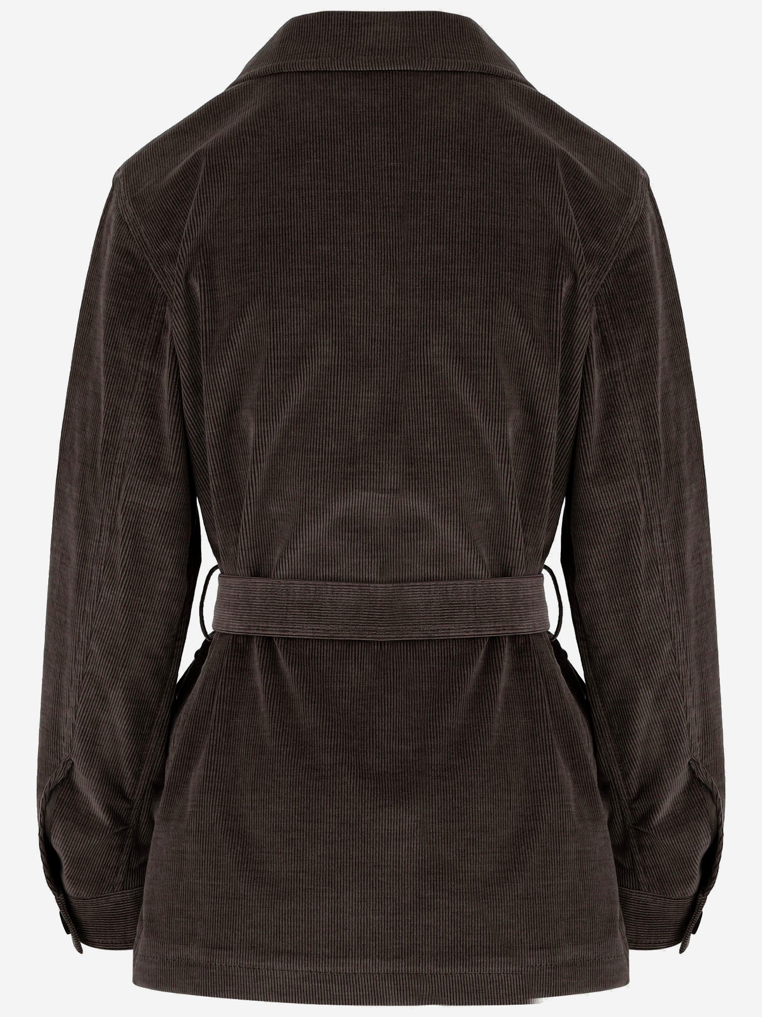 GIACCA IN COTONE E CASHMERE CON CINTURA JLAUREN 020002M3495 TAGLIATORE 