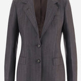 GIACCA IN LANA CON MOTIVO A RIGHE JPARIGI12B 150123T3151 TAGLIATORE 