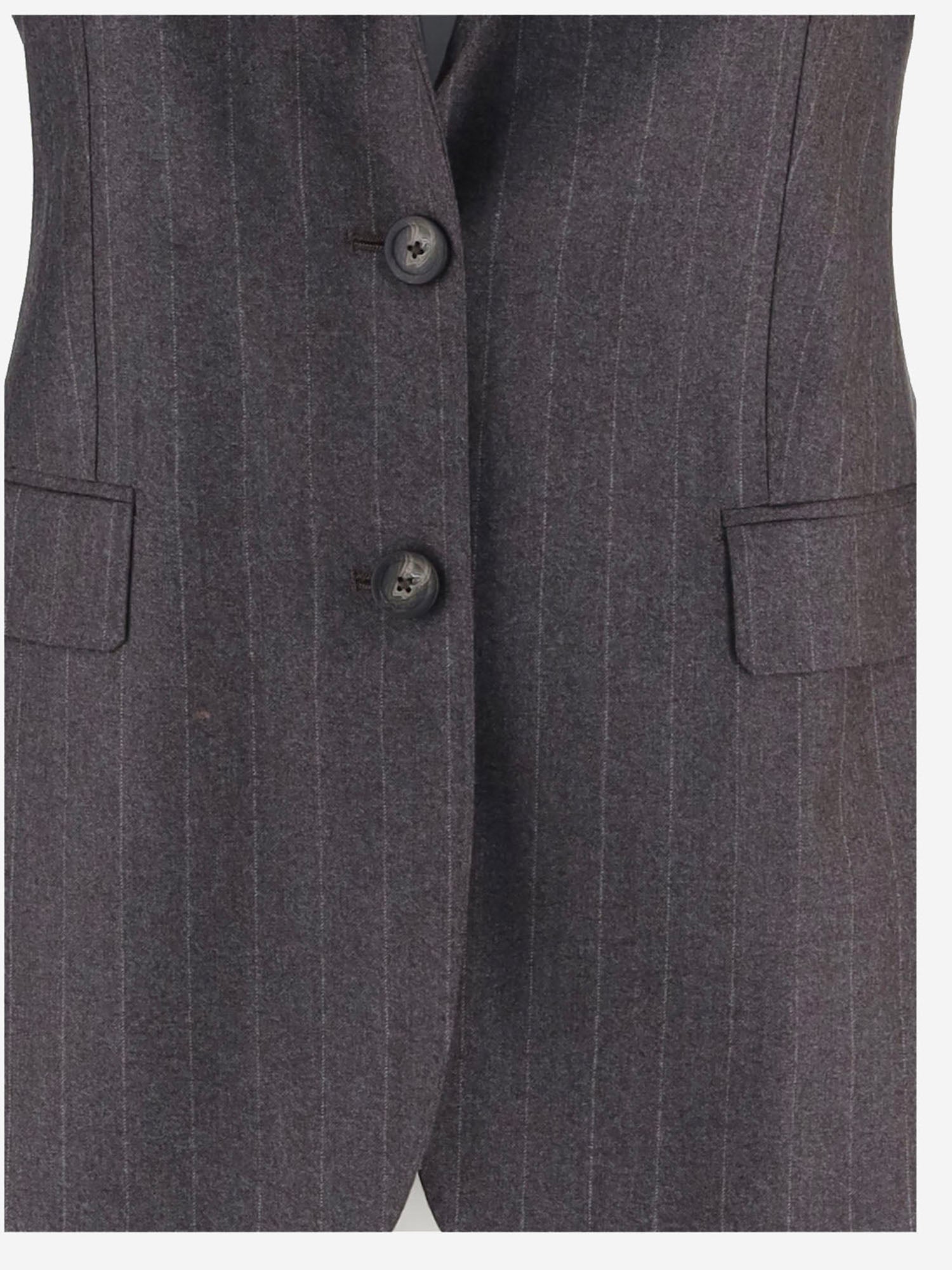 GIACCA IN LANA CON MOTIVO A RIGHE JPARIGI12B 150123T3151 TAGLIATORE 