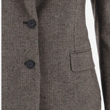 GIACCA IN MISTO LANA CON MOTIVO SPIGATO JPARIGI12B H50050M1183 TAGLIATORE 