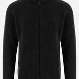 MAGLIONE IN MISTO LANA E COTONE KEID PWI26-14NERO TAGLIATORE 