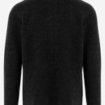 MAGLIONE IN MISTO LANA E COTONE KEID PWI26-14NERO TAGLIATORE 