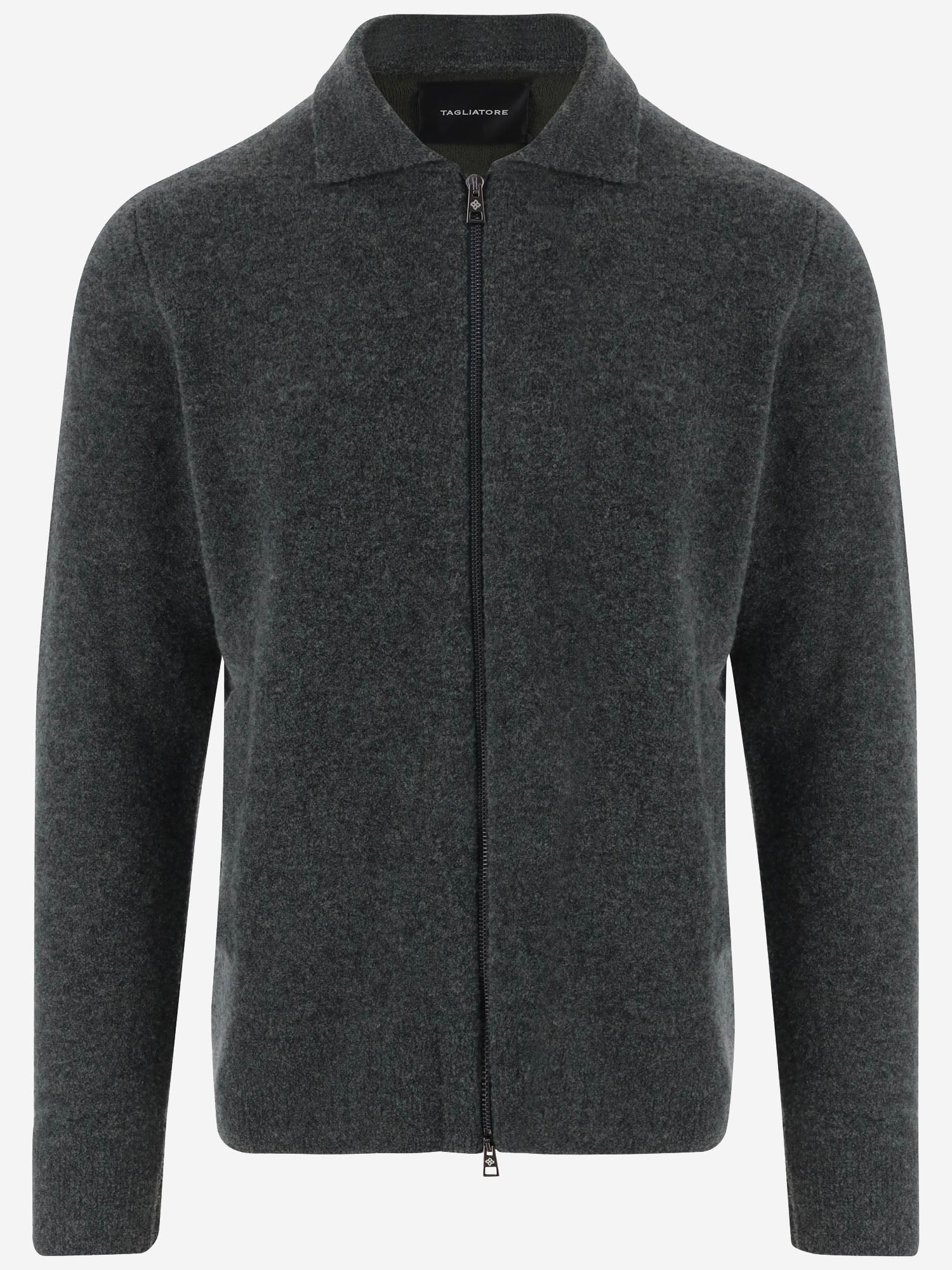 MAGLIONE IN MISTO LANA E COTONE KEID PWI26-14VERDE TAGLIATORE 