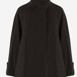 MANTELLA IN LANA CON COLLO ALTO LEILA 010103M1091 TAGLIATORE 