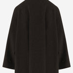 MANTELLA IN LANA CON COLLO ALTO LEILA 010103M1091 TAGLIATORE 