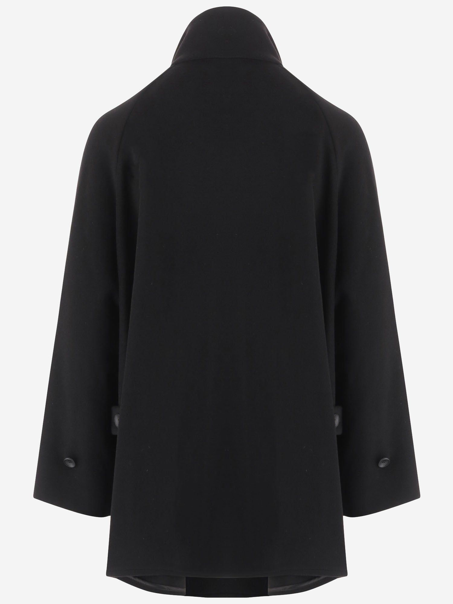 MANTELLA IN LANA CON COLLO ALTO LEILA 350002N5055 TAGLIATORE 