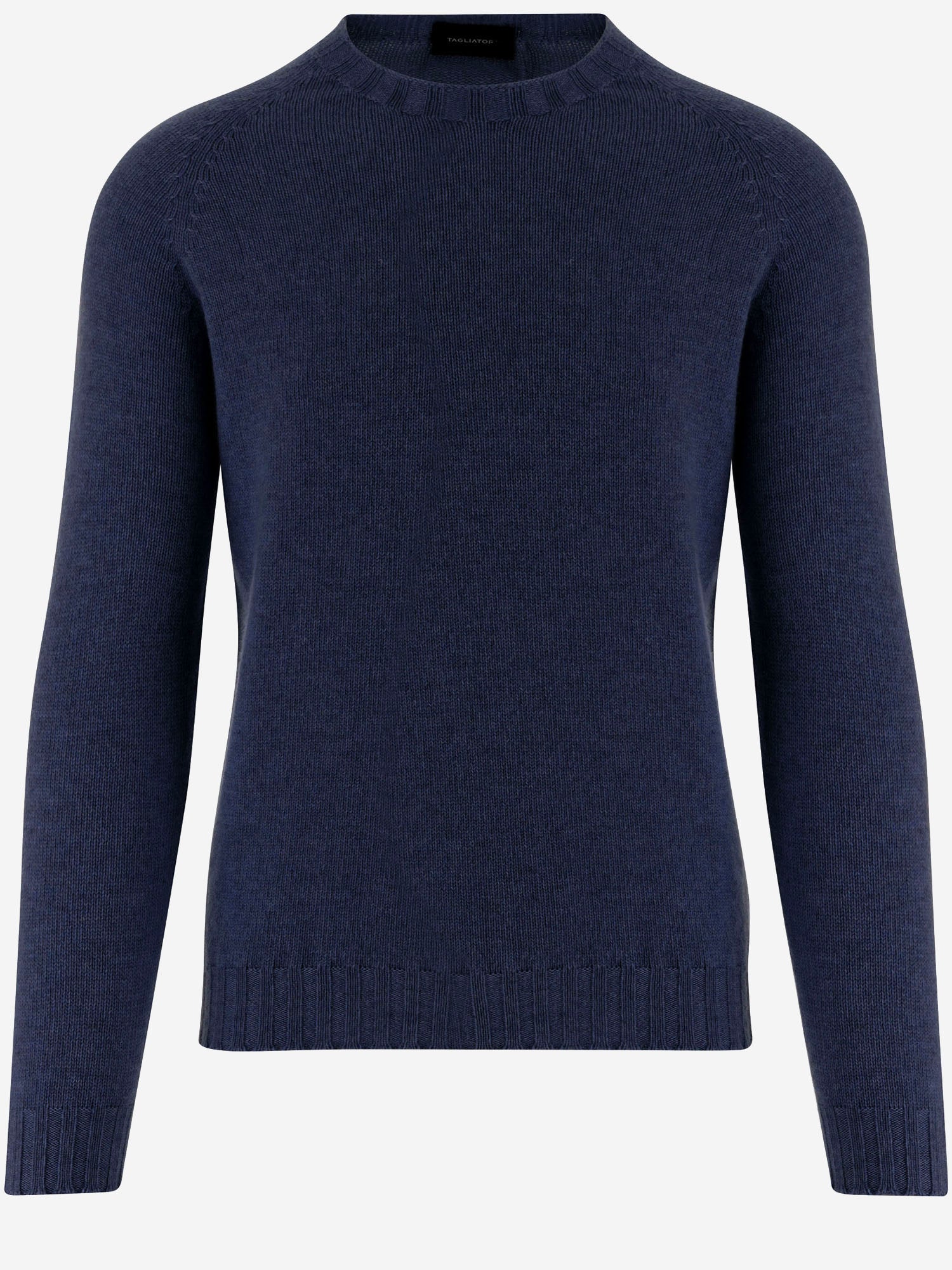 MAGLIONE IN CASHMERE NOBHIL PWI26-05BLU TAGLIATORE 