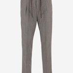PANTALONI IN LANA CON PINCES PNEWMAN 150035T1115 TAGLIATORE 