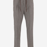 PANTALONI IN LANA CON PINCES PNEWMAN 150035T1115 TAGLIATORE 