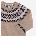 Maglia ricamata IN LANA CD18071 17 TARTINE ET CHOCOLAT KIDS 