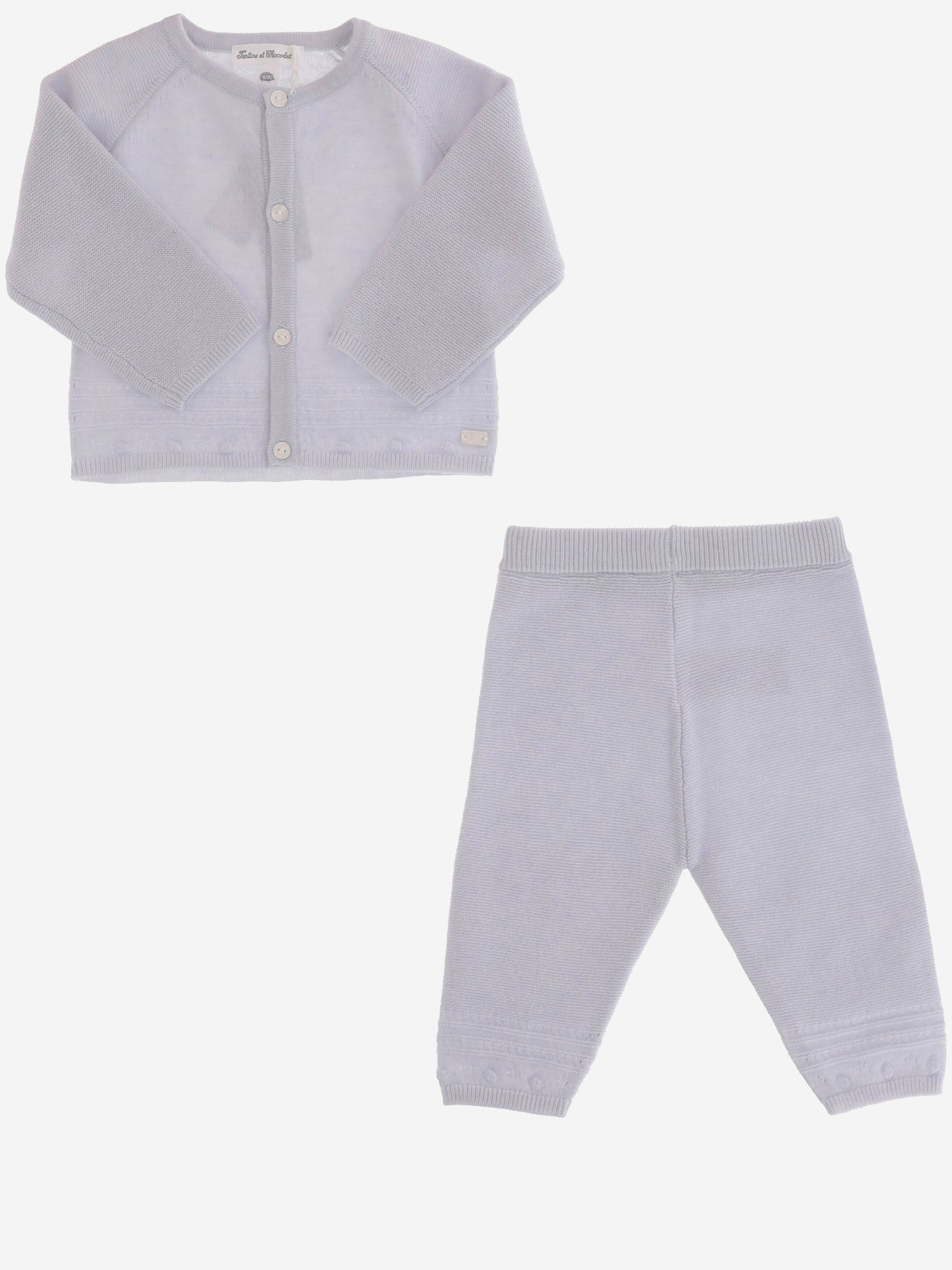 TUTINA DUE PEZZI IN lana e cashmere CD36040 41 TARTINE ET CHOCOLAT KIDS 