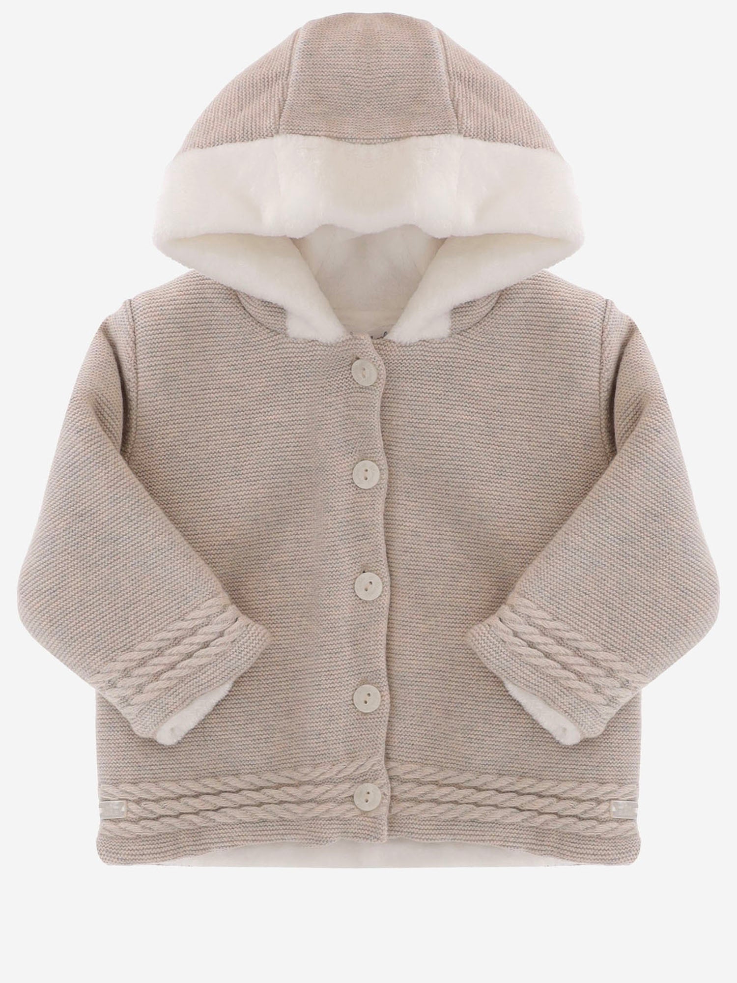 GIUBBOTTO IN MISTO COTONE CON CAPPUCCIO FODERATO CD40000 16 TARTINE ET CHOCOLAT KIDS 