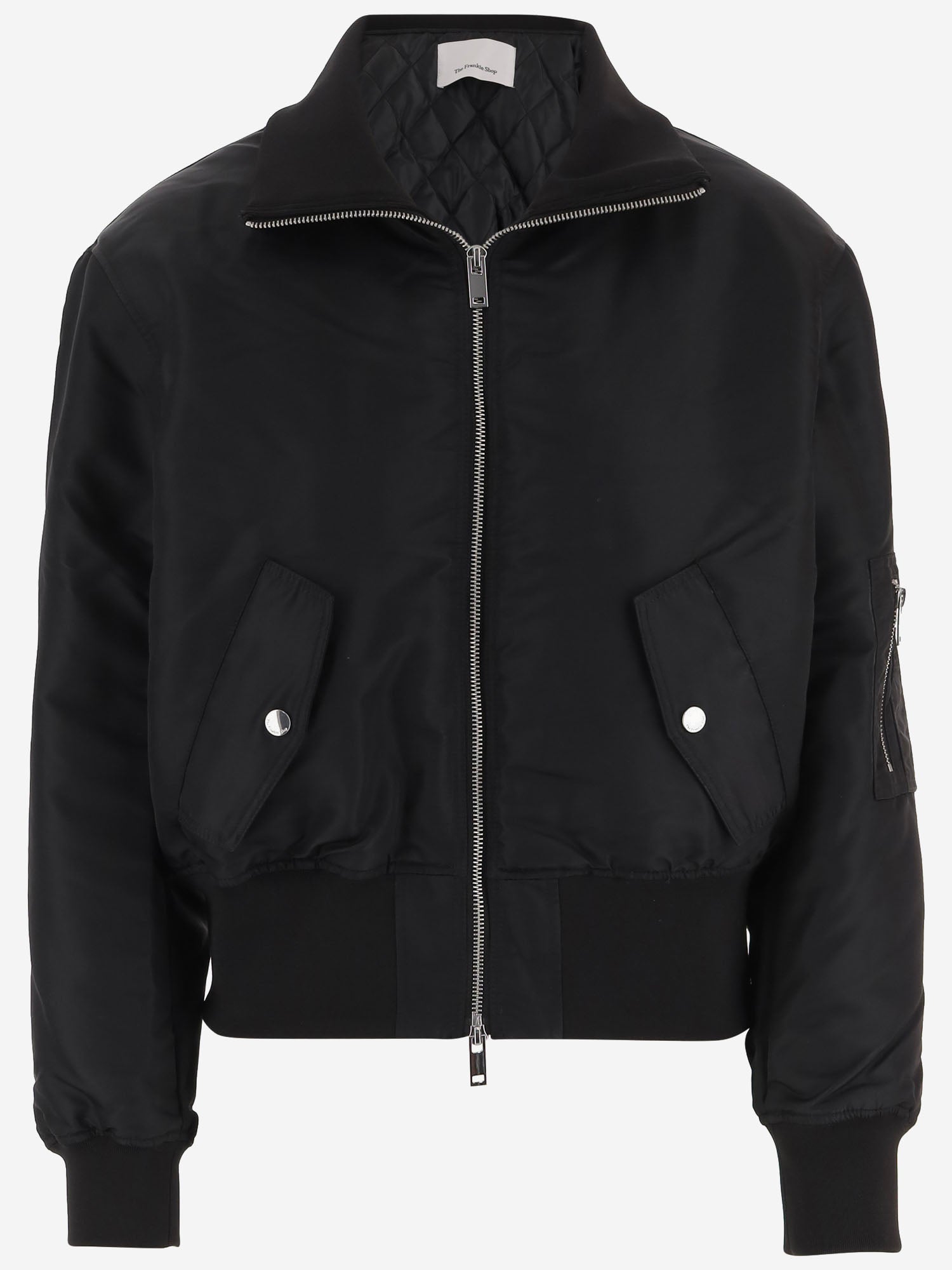 GIACCA BOMBER CORTA STORM JAFS22702 100 THE FRANKIE SHOP 