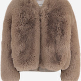 GIUBBOTTO IN PELLICCIA SINTETICA JAFS22736 226 THE FRANKIE SHOP 