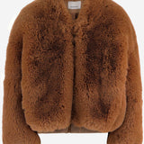 GIUBBOTTO IN PELLICCIA SINTETICA JAFS22737 246 THE FRANKIE SHOP 