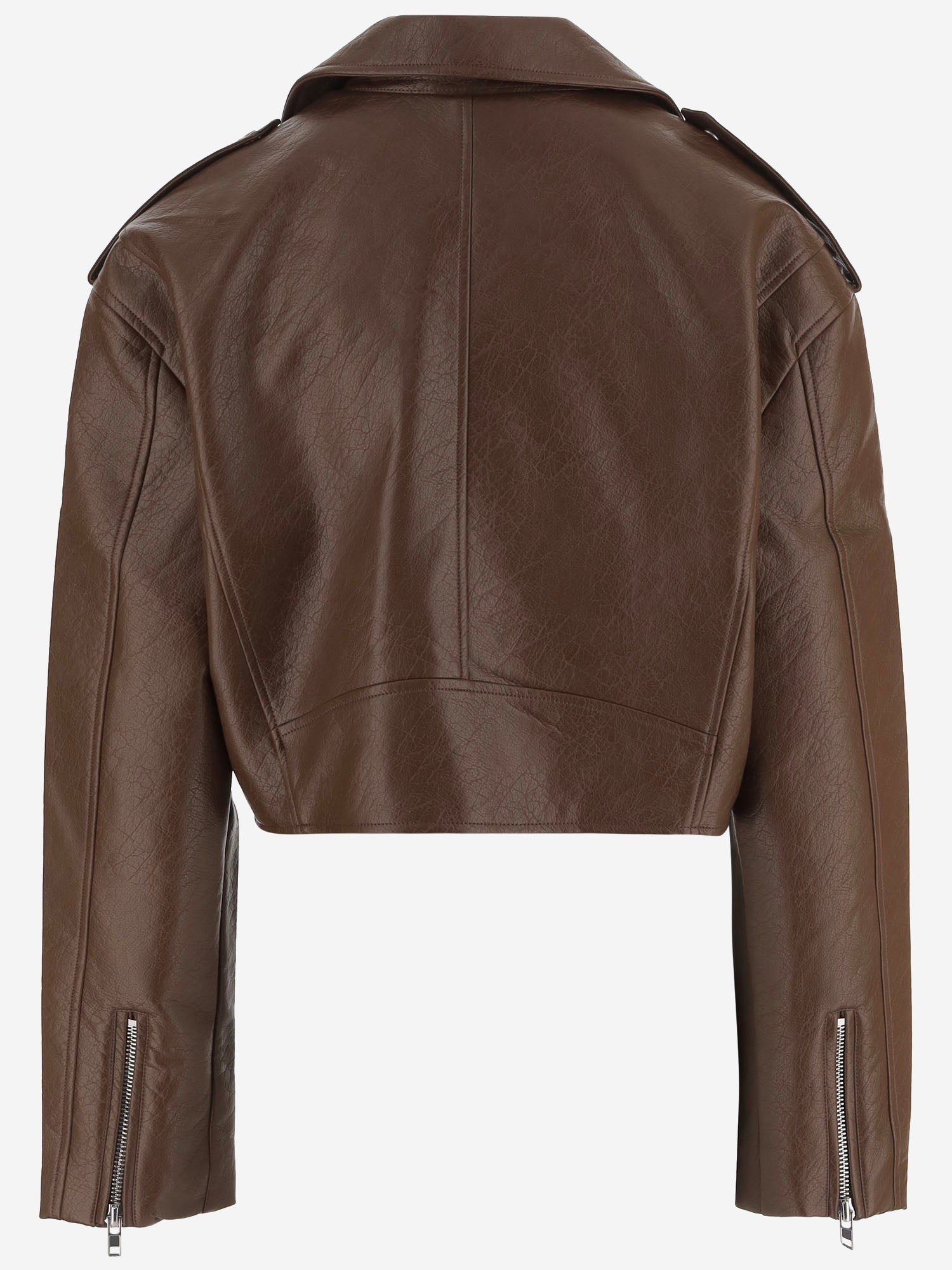 GIACCA CORTA CON ZIP E BOTTONI METALLICI JAFS22874 200 THE FRANKIE SHOP 
