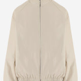 GIUBBOTTO IN MISTO VISCOSA CON COLLO ALTO JAFS23030 021 THE FRANKIE SHOP 