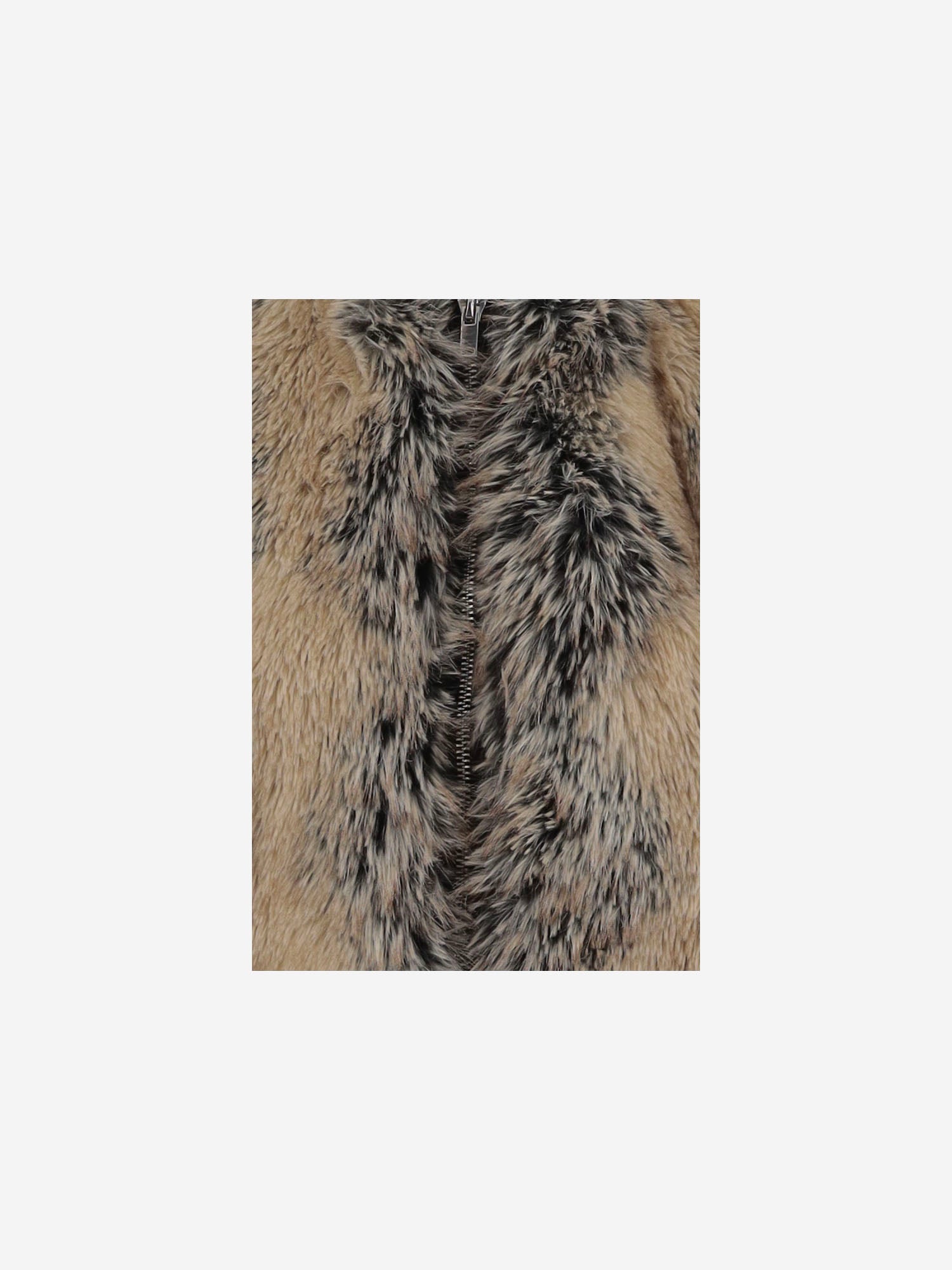 GIUBBOTTO IN PELLICCIA SINTETICA CON ZIP JAFS23043 900 THE FRANKIE SHOP 