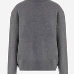 MAGLIONE IN LANA E CASHMERE KNFS21223 101 THE FRANKIE SHOP 