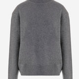MAGLIONE IN LANA E CASHMERE KNFS21223 101 THE FRANKIE SHOP 