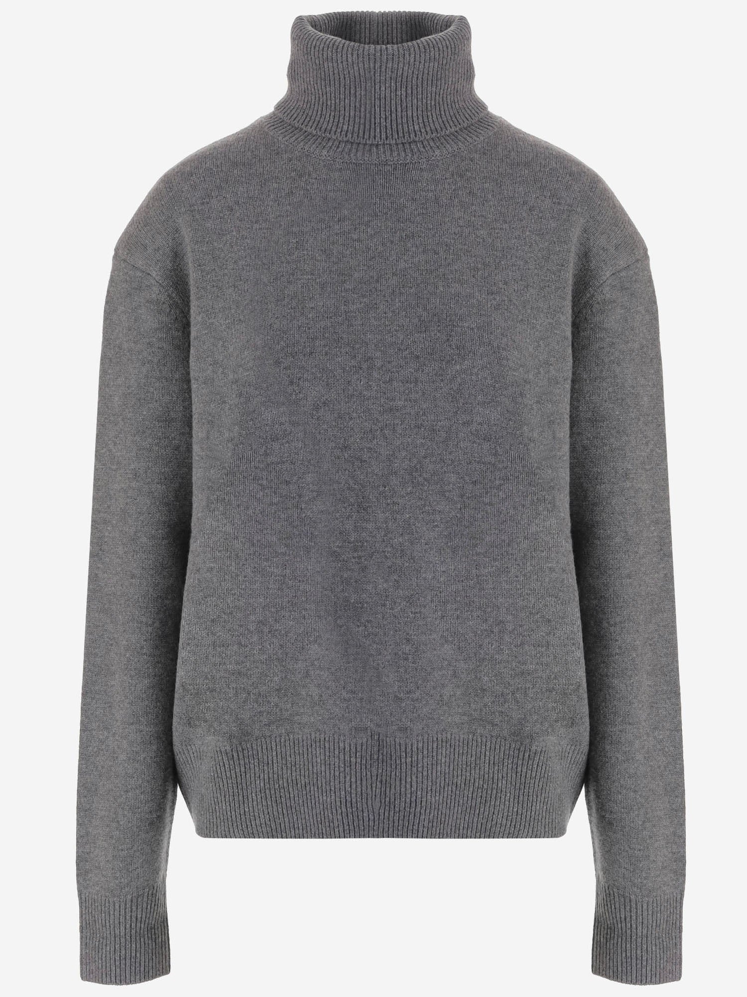 MAGLIONE IN LANA E CASHMERE KNFS21223 101 THE FRANKIE SHOP 