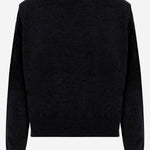 MAGLIONE IN MISTO LANA KNFS22788 100 THE FRANKIE SHOP 