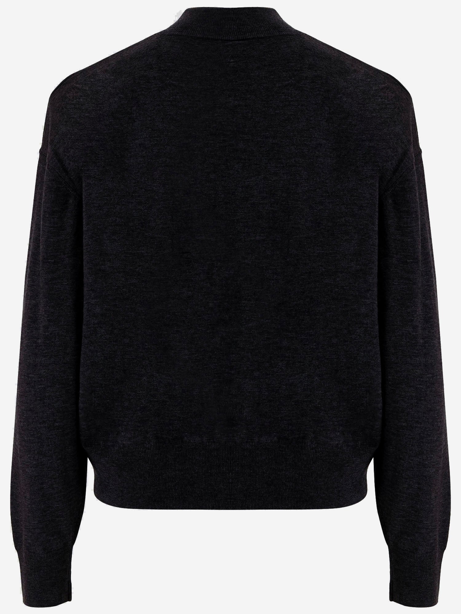 MAGLIONE IN MISTO LANA KNFS22788 100 THE FRANKIE SHOP 