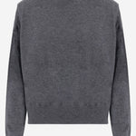 MAGLIONE IN MISTO LANA KNFS22790 101 THE FRANKIE SHOP 