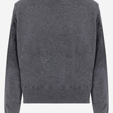 MAGLIONE IN MISTO LANA KNFS22790 101 THE FRANKIE SHOP 