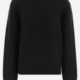 MAGLIONE IN MISTO LANA KNFS22803 100 THE FRANKIE SHOP 