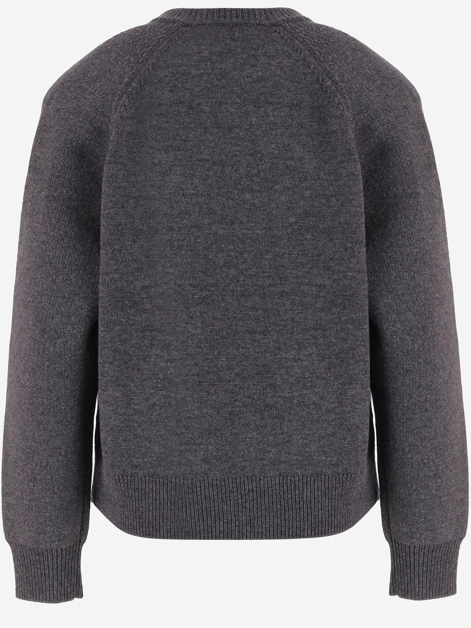 MAGLIONE IN MISTO LANA KNFS22809 101 THE FRANKIE SHOP 