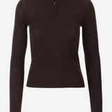 Maglia in lana e seta KNFS22851 200 THE FRANKIE SHOP 
